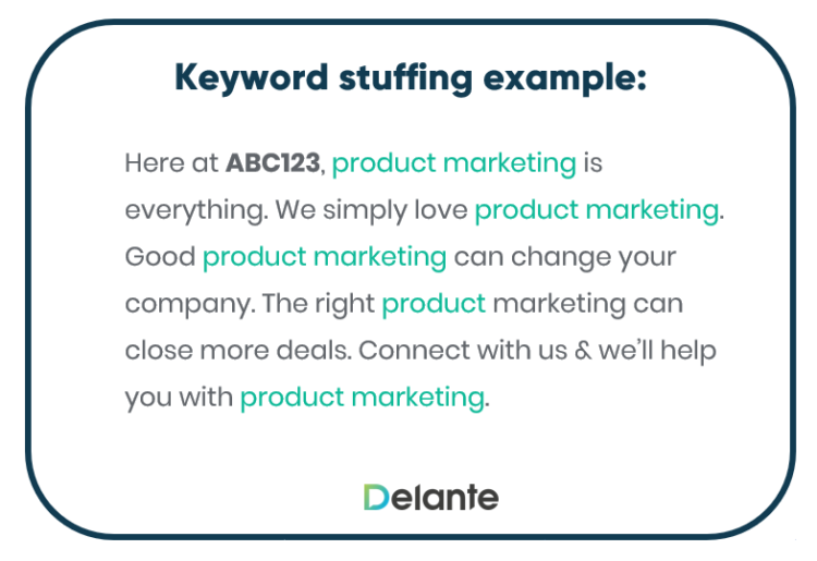 exemplo de keyword stuffing